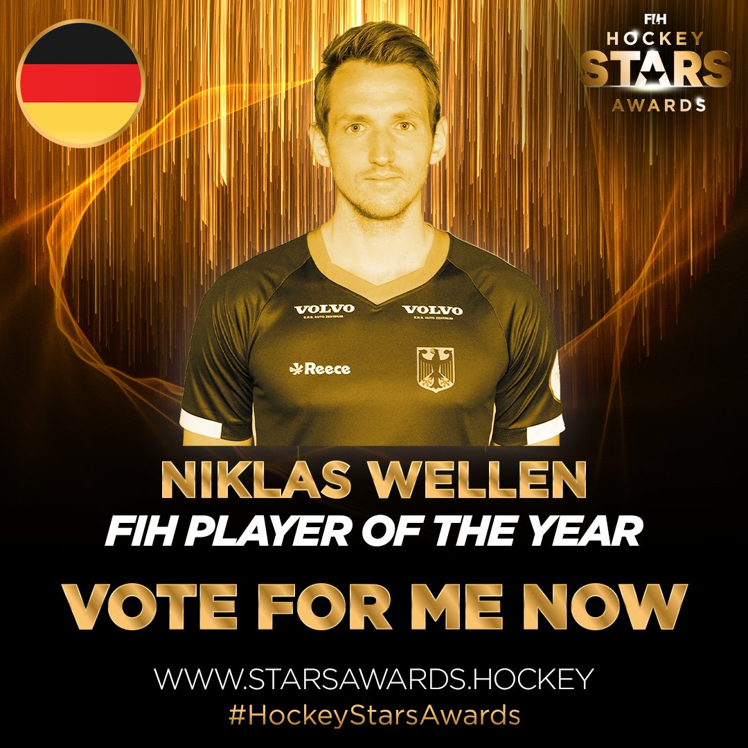 FIH_Hockey's tweet photo. VOTE NOW! #HockeyStarsAwards

Fan voting for the FIH Hockey Stars Awards 2021-22 is now open. 

To vote for the FIH Player of the Year (men) follow the link below👇

@oranjehockey @hockeybe @TheHockeyIndia @DHB_hockey