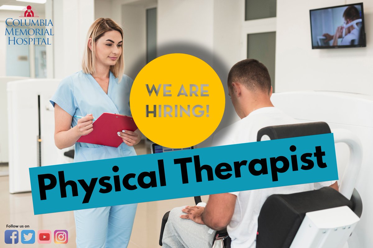 ProHealthJobs2's tweet photo. Physical Therapist - $5,000 Sign-On Bonus!
Columbia Memorial Hospital – Astoria, OR – Oregon Coast
Rehab Dept. Requisitions #2021331, 2021319
Full Time, Day Shift, shift length: 8 hrs.
#physicaltherapy #physiotherapist #therapy #healthcare #hospital #jobs #Hiring https://t.co/UggyYN6XtN
