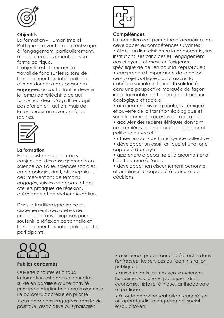 Espritcivique's tweet photo. 📚😅Alors cette rentrée? Besoin de vous ressourcer? Désireux de vous instruire? Cela tombe bien on vous présente le DU Humanisme et Politique en collab @Centre_Sevres @UnivCatholille @Camp_Transition qui débute le 7/10/2022 au matin @ArtsetMetiers_ #Bourgogne https://t.co/Mx9UbmNsLa