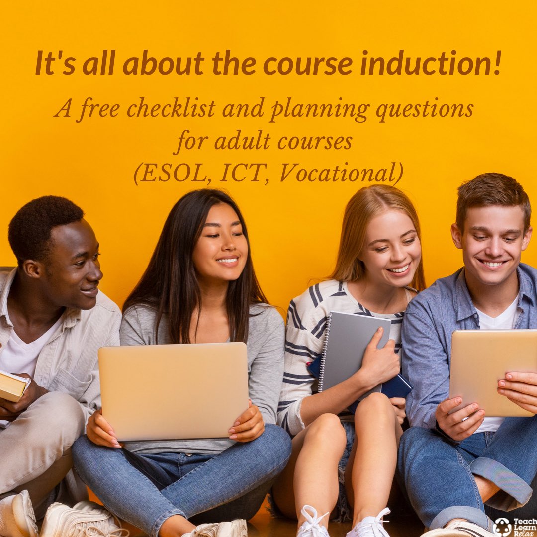 teachlearnrelax's tweet image. Have u included all important parts when planning your induction sessions? 

Yes,a few sessions may b needed to build a strong base 4 the course.

My checklist will help u go through the process &amp;amp; prepare in advance🍀📚👩🏻‍🏫👨🏿‍🏫🧑‍🏫 

bit.ly/3QpMkLW

#courseinduction
#adultEd