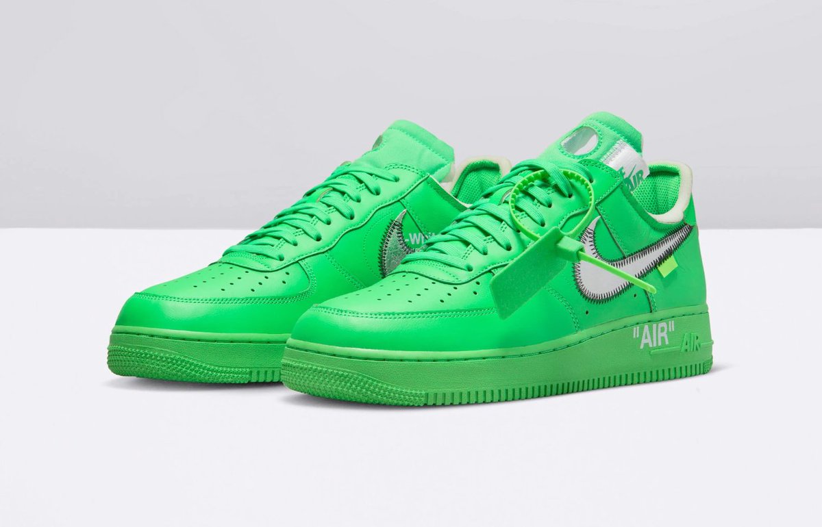 SOLELINKS's tweet photo. 👀👀 Coming Soon
Off-White x Nike Air Force 1 Low 'Green Spark'
=> https://t.co/vw4Ev7zqz3

Exclusively available for purchase in the US. https://t.co/E3MccNps7t