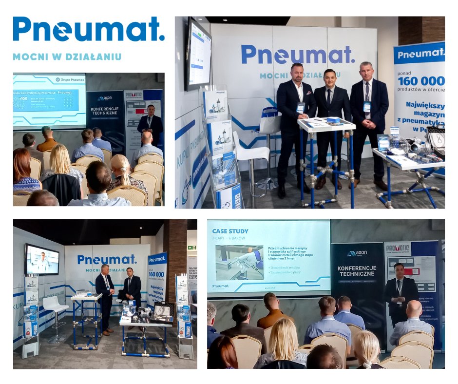 PNEUMATSYSTEM's tweet photo. W środę 7.09 wzięliśmy udział w pierwszej wrześniowej konferencji technicznej organizowanej przez Axon Media Group. 📈 Wydarzenie odbyło się w Starachowicach. Tematem przewodnim była optymalizacja zużycia energii i mediów technicznych. 📊

#konferencja #axonmedia https://t.co/amfr42NzPH