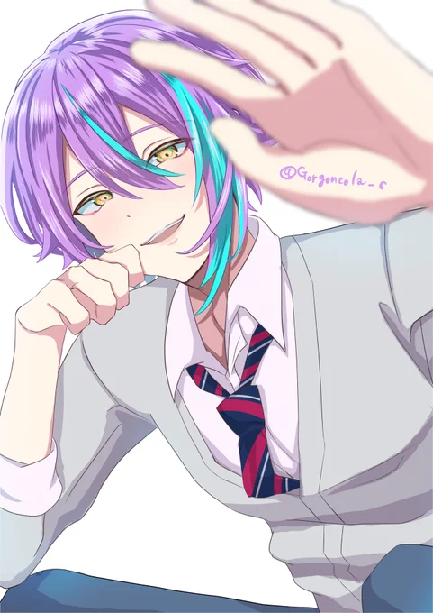 神代類くんアニメ塗り落書き。#prsk_FA  #神代類 