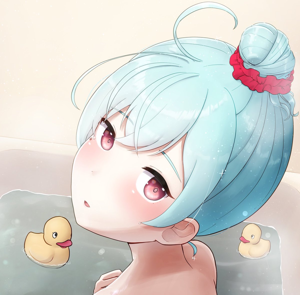 salt_a_08's tweet photo. Skebで描かせていただきました！
マスターとお風呂に入るなるさんです🛁
ご依頼ありがとうございました〜！

PSDではエフェクトや表情、腕の動き、さきっぽが見えるか見えないか…等が未結合になってます。よろしくお願いします
#えろメモ https://t.co/ZvkXO5LrOL