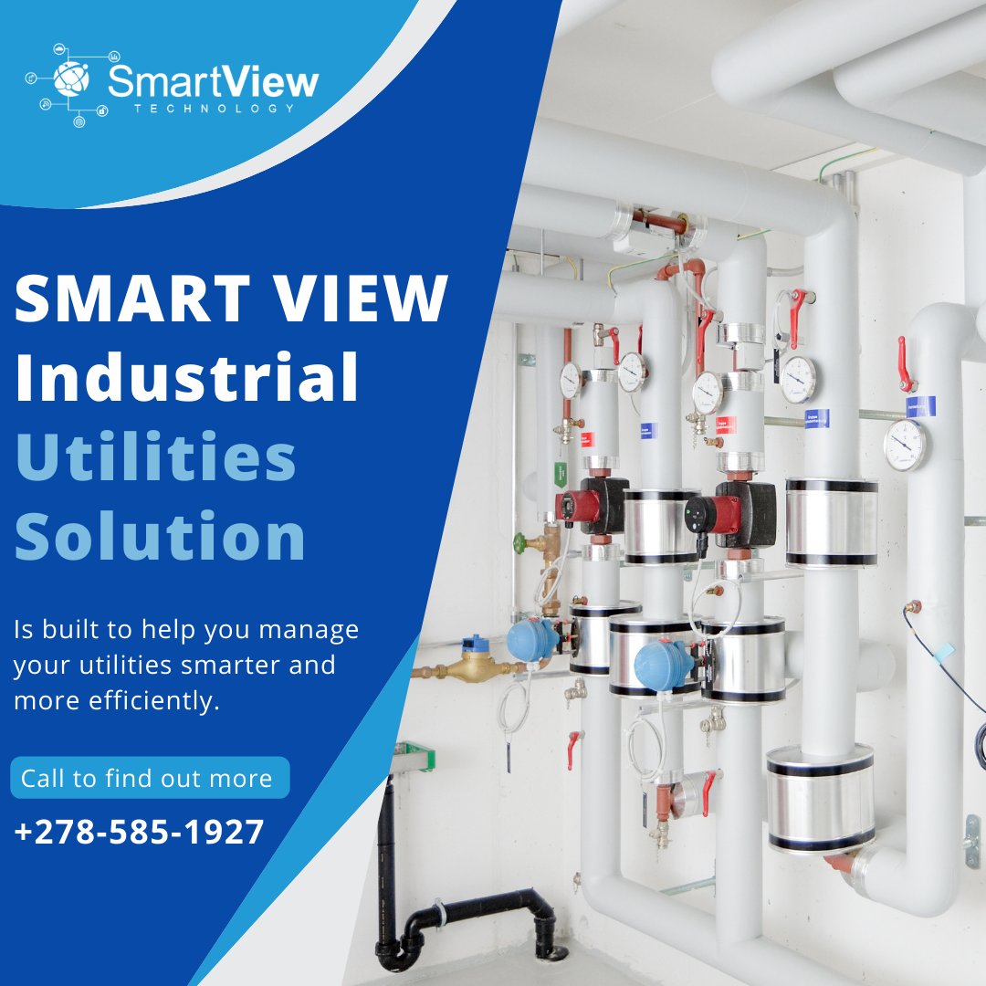 The Smart View industrial Utilities Solution is built to help you manage your utilities smarter and more efficiently. 

#watermonitoring #industrialutilities #datainsight #utilitymonitoring #remotemonitoring #smartview