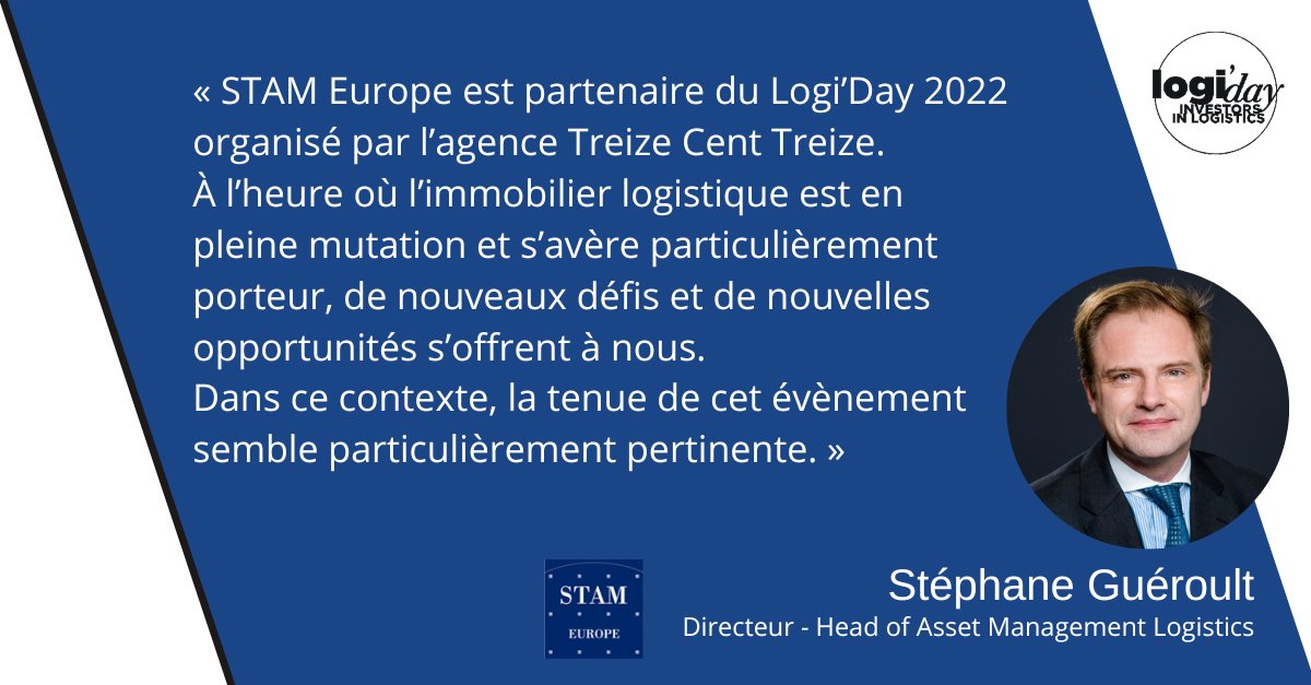ClubFrance_Immo's tweet photo. #ÉVÈNEMENT #LOGIDAY ! - 20 septembre - Un 1er événement sponsorisé par AEW, LOGICOR et STAM EUROPE avec le concours de : @AfilogLog / @GrandParisMGP / @iledefrance.
Venez assister à LA #RENCONTRE entre Investisseurs et Territoires sur l'évolution de la logistique !✨
Entrée 25€ https://t.co/vBxEpstNUx