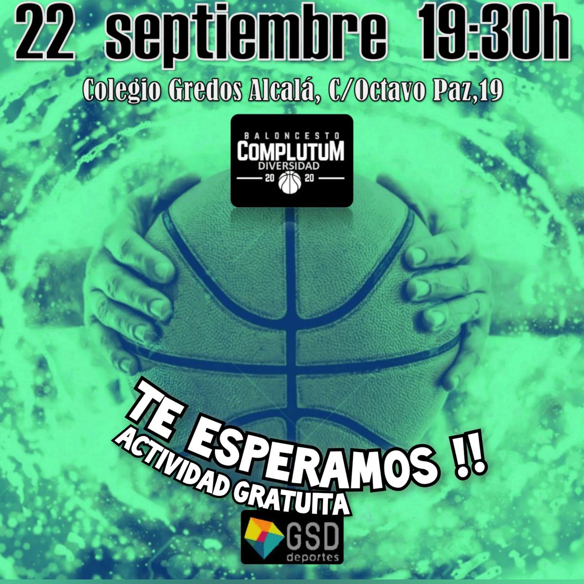 Terminan las vacaciones... ¡pero comienza lo bueno!

Retomamos  entrenamientos  en las instalaciones de Gredos, te esperamos. 22 de septiembre 19:30 🏀🏀
Actividad gratuita