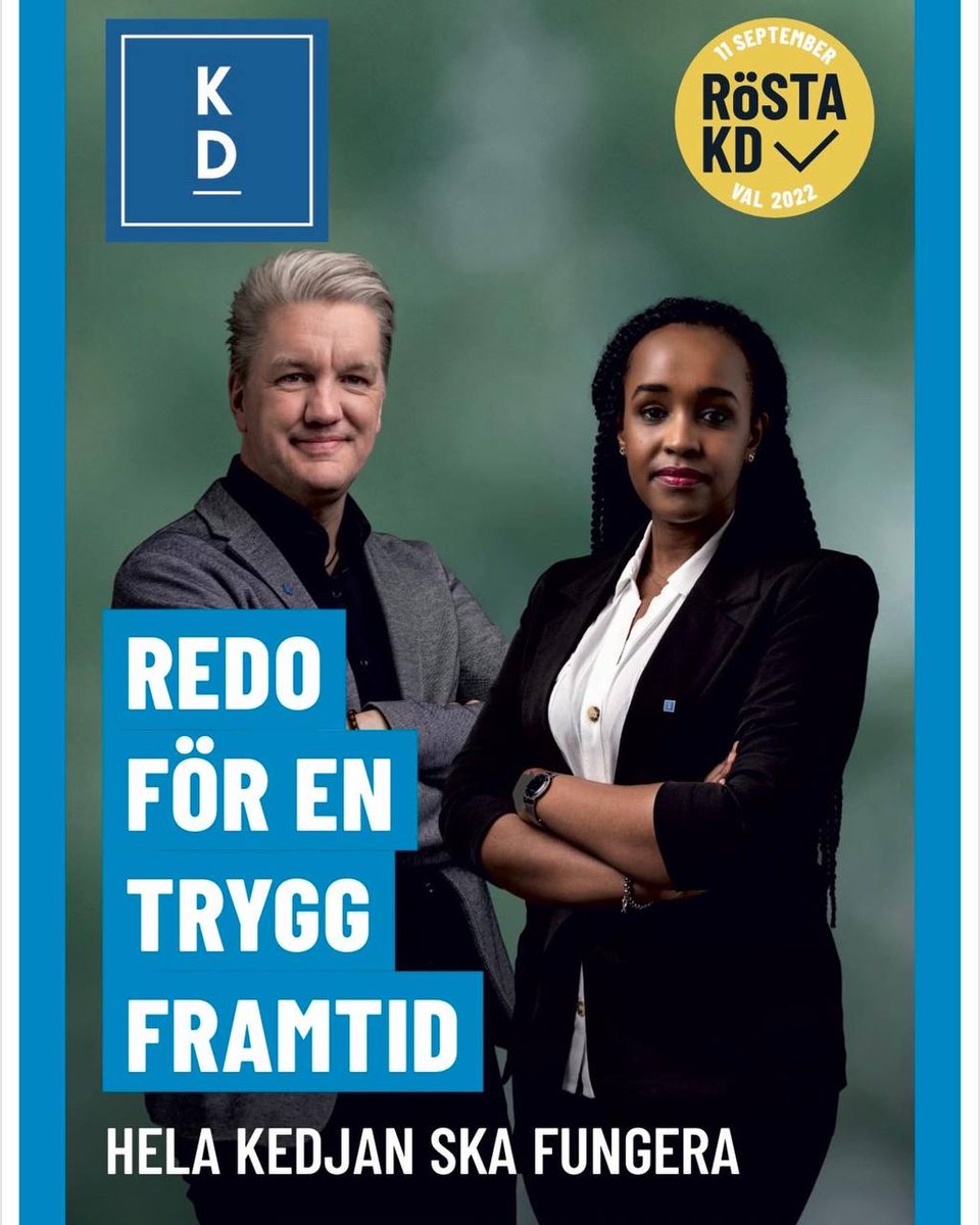 eddydarell's tweet photo. Don't forget to vote for change.
Deborah Ishimwe, Riksdagen #25
Deborah Ishimwe, Gävleborg #27
Deborah Ishimwe, Gävle #7
 #SwedenElections #KD https://t.co/pcY0r4SigO