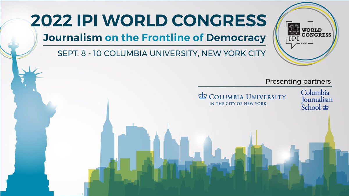 Global Forum for Media Development #MediaDev (@mediagfmd) on Twitter photo 📢 Together with <a href="/globalfreemedia/">IPI - The Global Network for Independent Media</a> and <a href="/MediaFunders/">Media Impact Funders</a> GFMD is co-organising Funder's Roundtable: Investing in the future of independent #journalism at #IPIWoCo.
💻 Join us on September 9 at 11:30 ET to watch a live stream of the event:bit.ly/IPIWoCo_NYC_Zo…
More details below🧵⬇️ 📢 Together with <a href="/globalfreemedia/">IPI - The Global Network for Independent Media</a> and <a href="/MediaFunders/">Media Impact Funders</a> GFMD is co-organising Funder's Roundtable: Investing in the future of independent #journalism at #IPIWoCo.
💻 Join us on September 9 at 11:30 ET to watch a live stream of the event:bit.ly/IPIWoCo_NYC_Zo…
More details below🧵⬇️