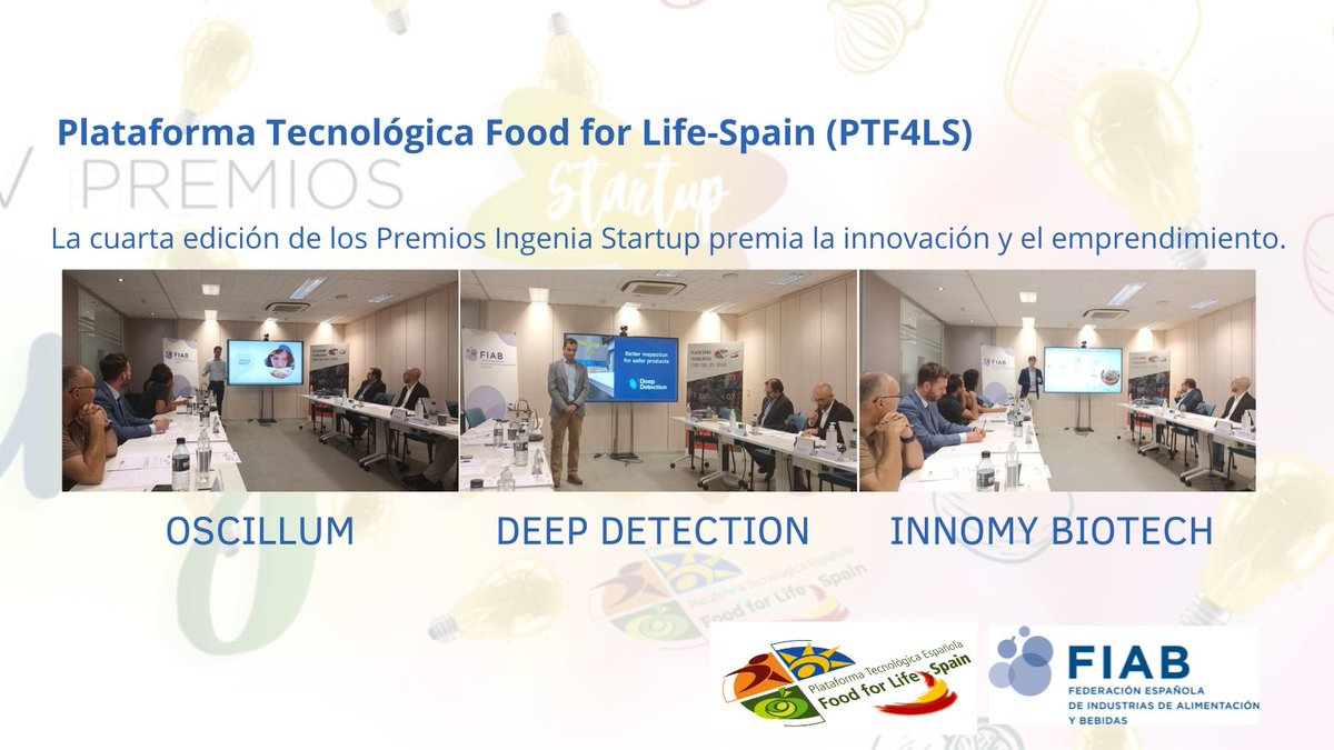 esFIAB's tweet photo. . @OscillumBiotech, @DeepDetection
 e @Innomylabs son los tres proyectos seleccionados para asistir a los🔸 Premios #INGENIA Startup 🔸

Toda la información aquí https://t.co/qh24l4iJUI https://t.co/TzG8C2PvYs