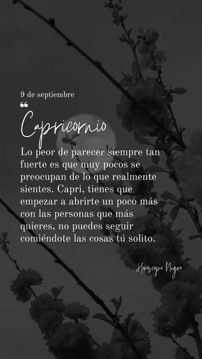 capricornio_hn's tweet photo. El horóscopo diario del 9 de septiembre para #Capricornio ♑️🔮 #horoscoponegro #horoscopodiario https://t.co/6dcUD9wToI