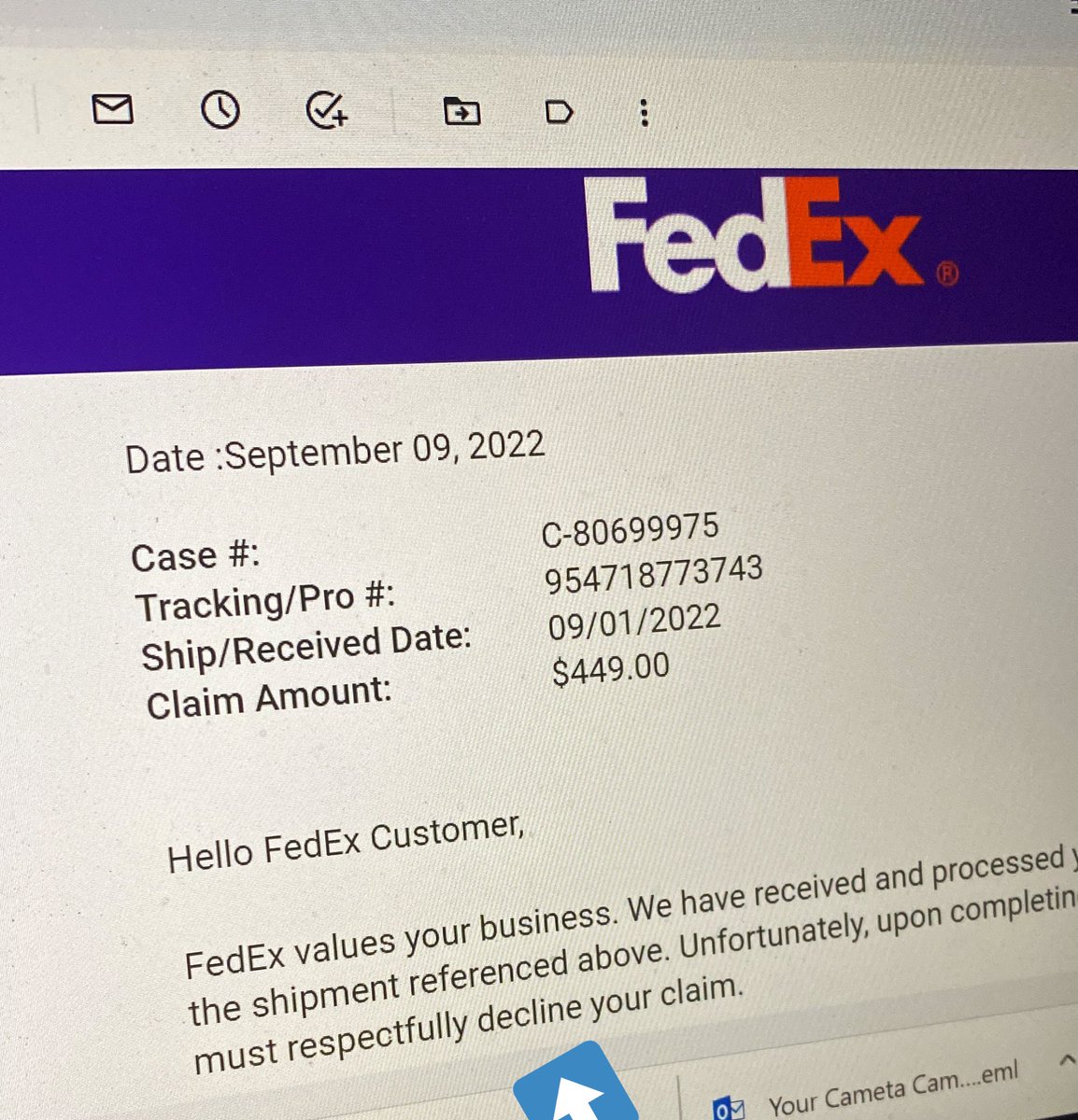 Apparently @fedex finds it acceptable to have their employees possibly steal from customers!  #badcustomerservice #theft #dobetter