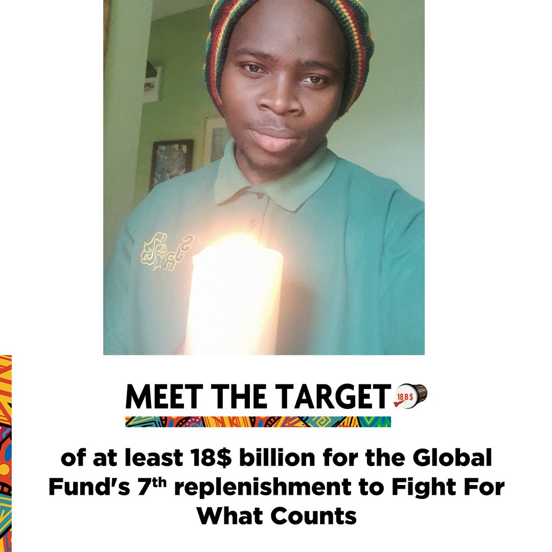 Your commitment to investing in health is your commitment to saving lives.
@GlobalFund
@GFAN_Africa 
#MeetTheTarget #TheBeatContinues #FightForWhatCounts