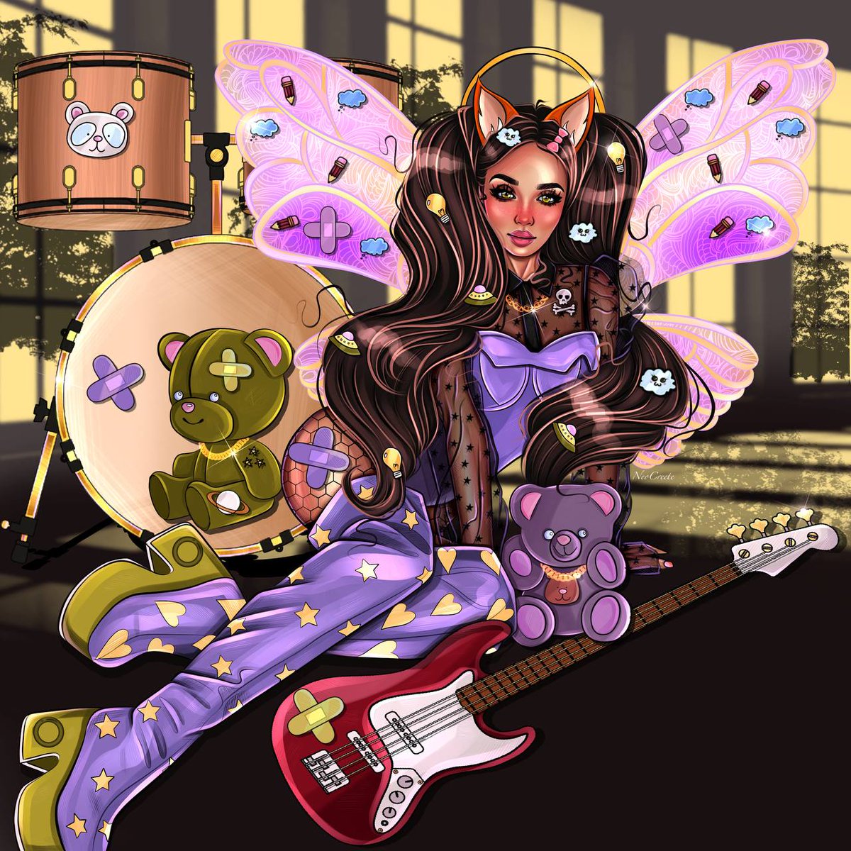 opensea.io/assets/ethereu…

O M G ❗
I still finished this illustration of "Neonila #5"😁
My soul has calmed down, they look exactly as I imagined it🥰
- 20 hours and 18 minutes of work
- 23 848 total number of strokes
Can you imagine how many details there are?😱😍

#NeoCreeteNFT