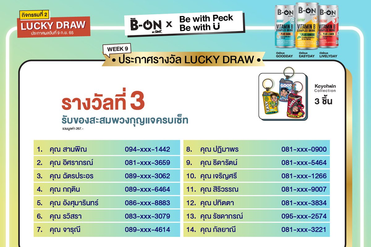 iLoveUnif's tweet photo. มาแล้วค่าาาาา
รางวัลที่ทุกคนรอคอย
LUCKY DRAW !!!!!
มีใครดวงปังได้ของที่เล็งไว้บ้างคะ ยกมือหน่อย อิอิ
น้องยูขอขอบคุณพี่นุชทุกท่านที่เข้ารวมกิจกรรมกับเรานะคะ
💛💙❤️
#BeONxBewithPeckBewithYou
#ItsTimeToBeOn
#เป๊กผลิตโชค
#PeckPaLitChoke https://t.co/V3azK1AmlB