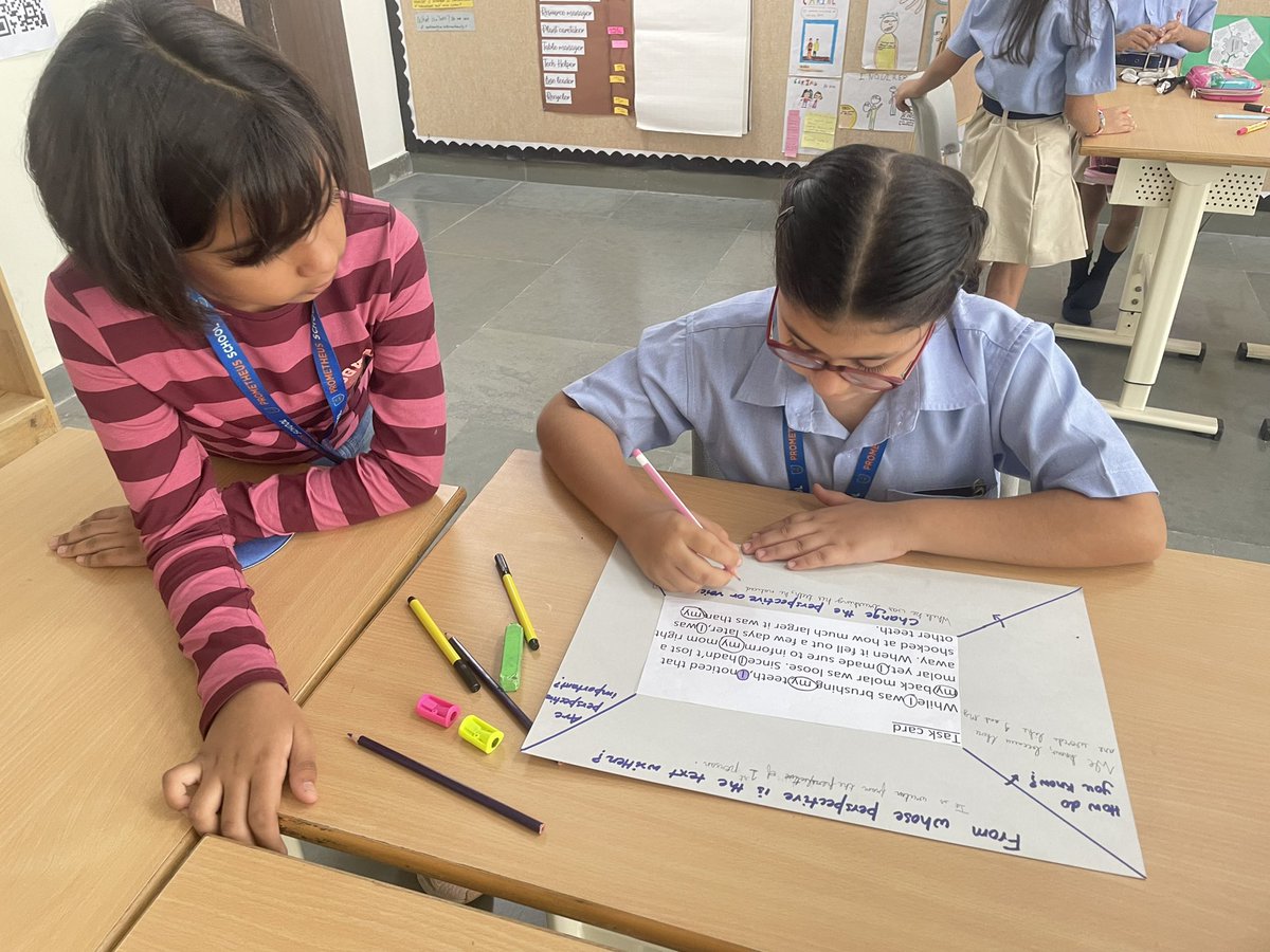 AnilaVerma1's tweet photo. Power of #pov #pointofview #Exposing students to different point of views to identify 1st, 2nd and 3rd person in the story.#language #perspective #keyconcept #openminded #authorsvoice https://t.co/zpc2Q5yTUw