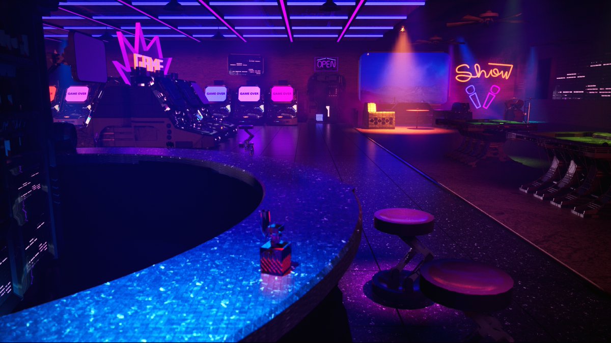 SonicSVM's tweet photo. 「Lore Special - John's Journey 4」

John sneaked into the bar

Luckily it's noisy inside

Members from another faction—Nova were chatting loudly

John tiptoed to a quiet corner, observing

Long time till he realized a guy is sitting right next to him all this time

#NFTGiveaways https://t.co/s5iZGBGaow