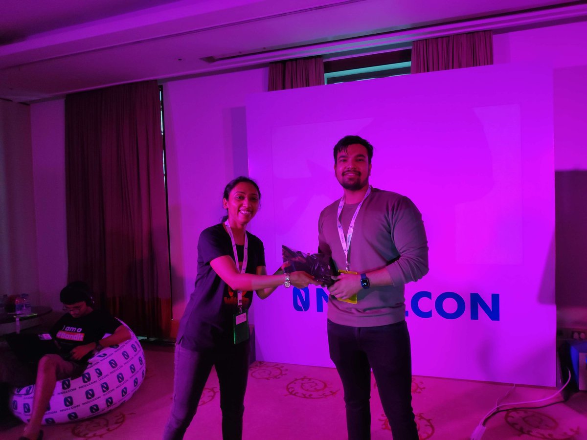Glimpse of offline Winja CTF event at Nullcon Goa 2022 !!
<a href="/Winja_CTF/">WINJA</a> <a href="/nullcon/">NULLCON</a>