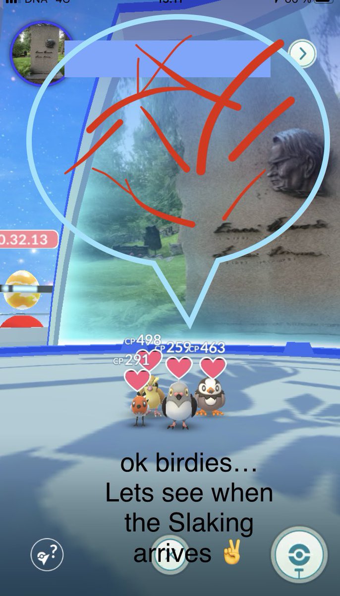 mrsbongobong's tweet image. Chirp chirp… I wonder if the next in the pack is Slaking?

#PokemonGo #ThemeGyms #Birds
