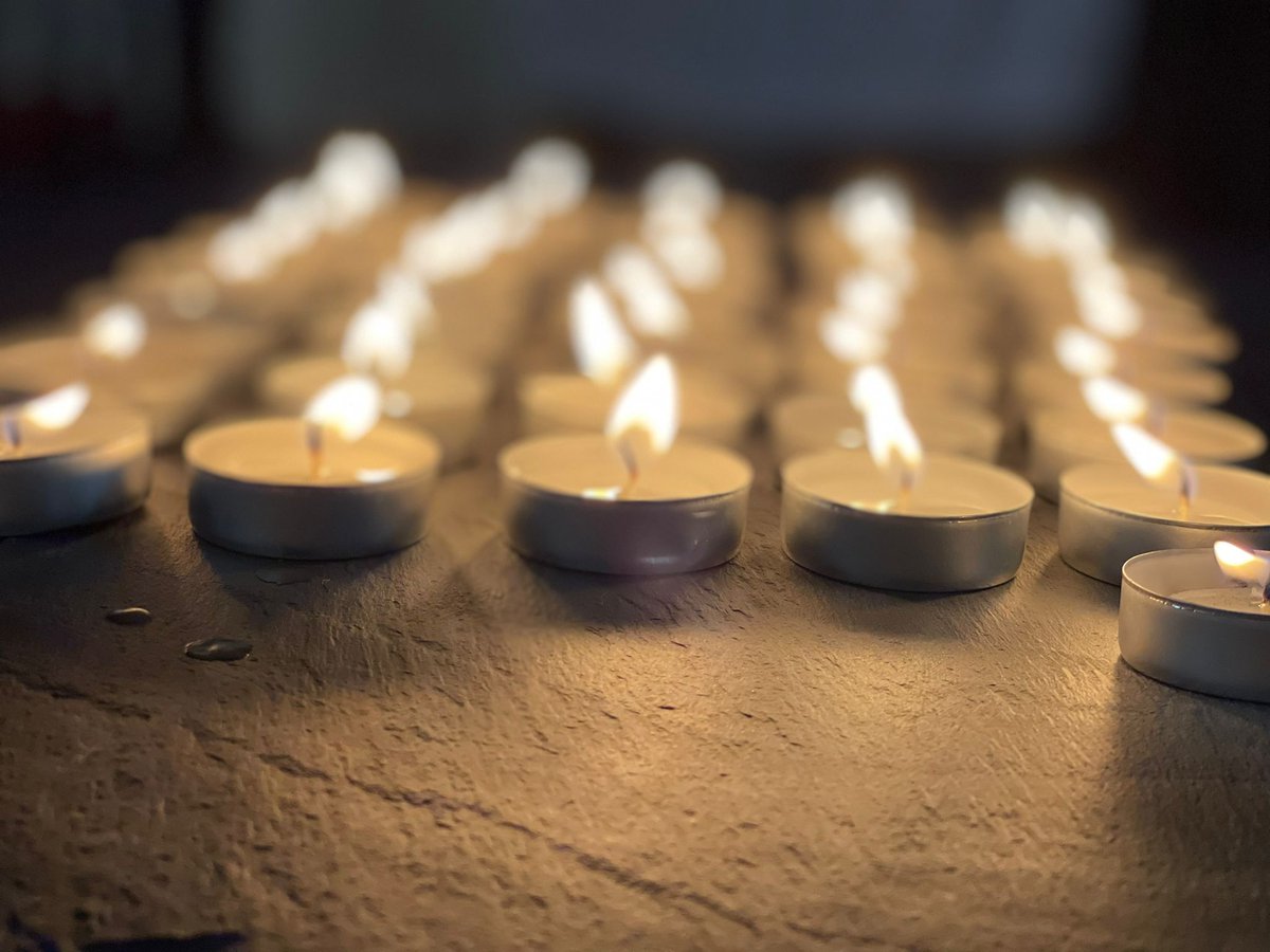 StStephensLBHF's tweet photo. We began singing 'Our God is a Great Big God', which was followed by prayers written &amp; read by Ciara, Mathias, Ruth &amp; Scarlett. At the end, after standing as a sign of respect for the National Anthem, each child lit a candle as we left the church as a symbol of their thanks. https://t.co/b15cgehUYY