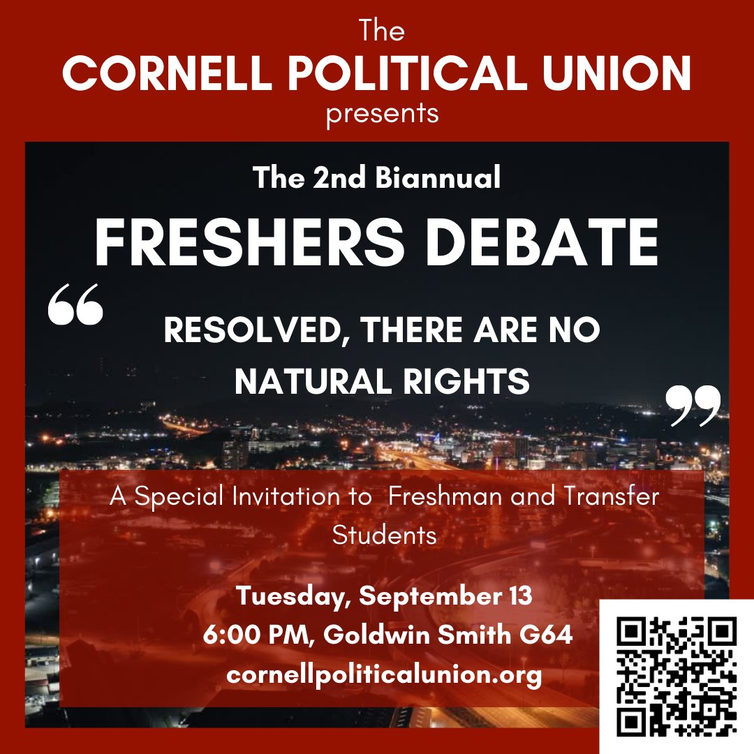 Cornell Political Union tweet media