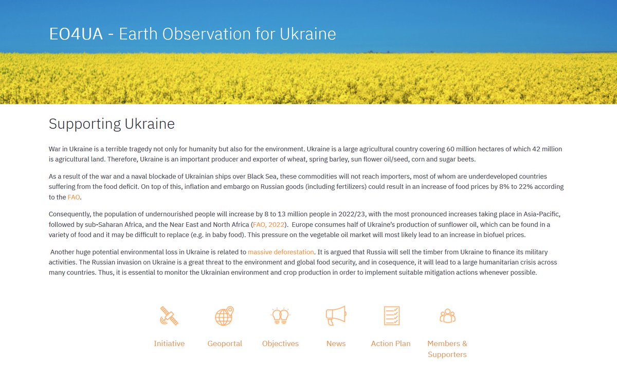 #EO4UA aims to support #Ukraine and #International authorities in #assessment of war-related #environmental losses. Join us for the next #Big #Geodata #Talk to learn more! 13 October, 14:30 CET: itc.nl/events/2022/10… <a href="/FacultyITC/">Faculty ITC | University of Twente</a> <a href="/ITCAlumni/">ITC Alumni (inactive)</a> <a href="/utwenteEN/">University of Twente (inactive)</a> <a href="/creodias/">CREODIAS</a> <a href="/ESA_EO/">ESA Earth Observation</a>