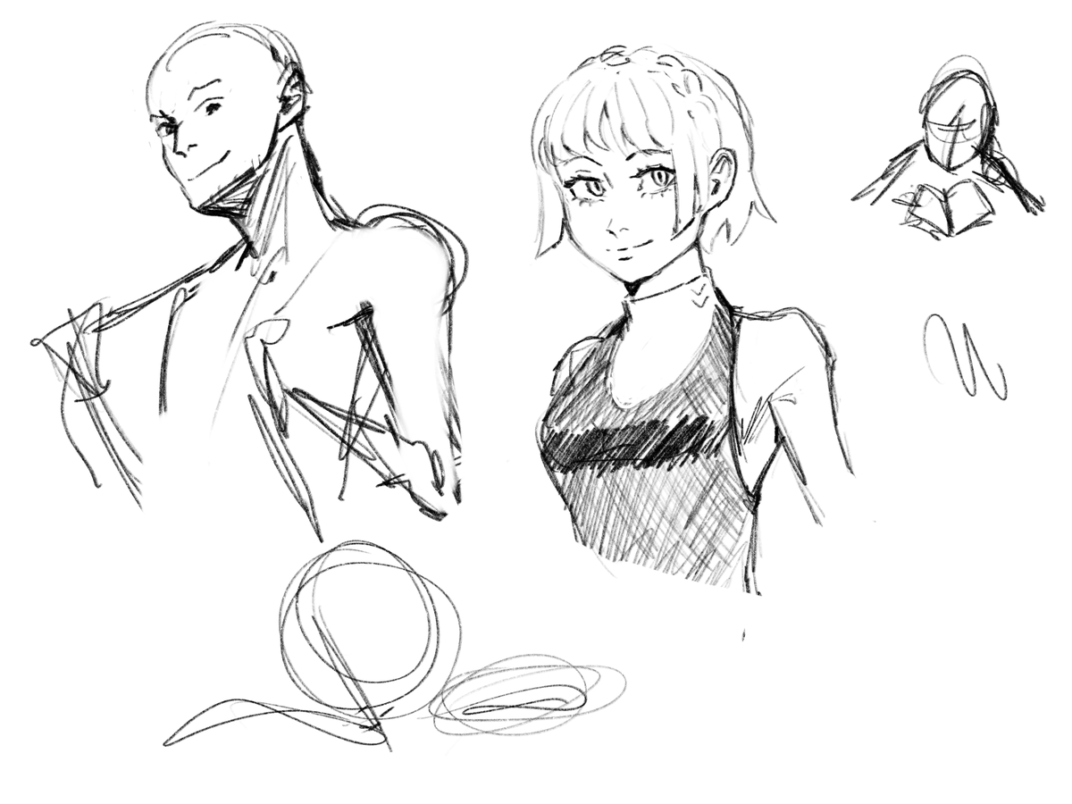 senihiro's tweet photo. trying out procreate https://t.co/peDC93J8l9