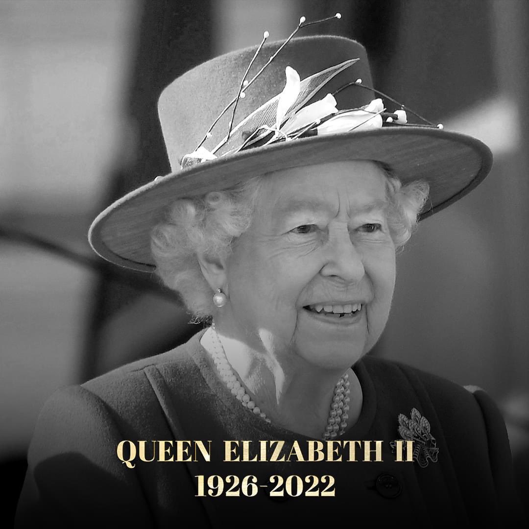 We are deeply saddened by the passing of Her Majesty the Queen and wish to extend our sympathies to the Royal Family at this time.  For a lifetime of duty and service to our country, we thank you.