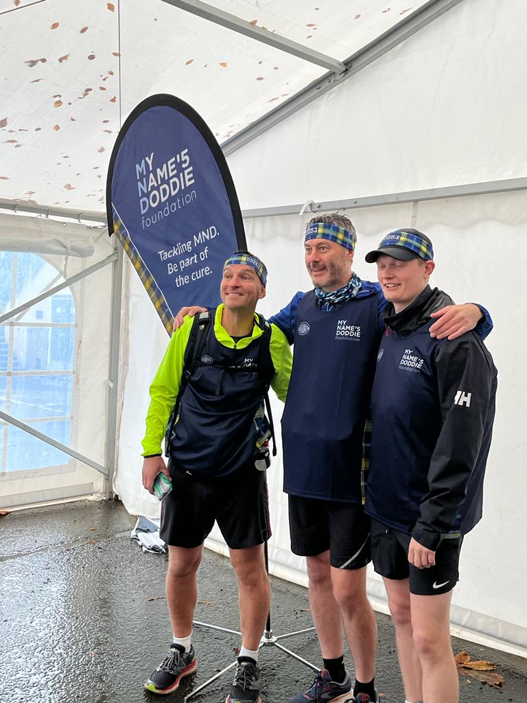 MNDoddie5's tweet photo. Best of luck to @diaryofawimpydad, John Hamlin, who today set off on his 165 mile run from Melrose to Leeds, marking his late wife Susie’s 50th birthday. 

We were pleased to see John off from Melrose &amp; wish him luck for the rest of his run 🙌

Full story: https://t.co/zdkqF0TUYd https://t.co/egG3T2FfWg