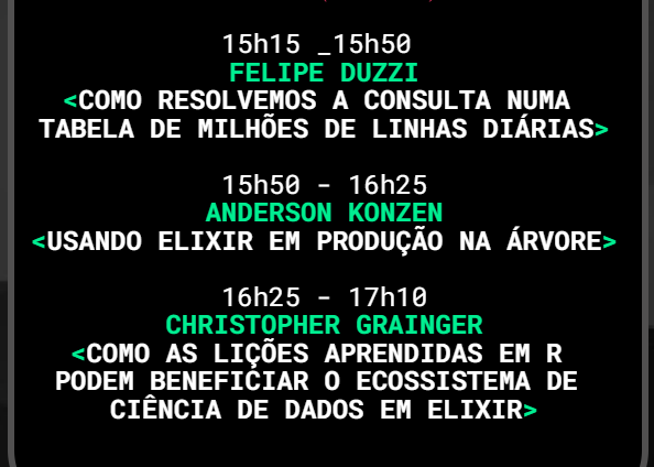 elixiremfoco's tweet image. Mais tarde tem o Anderson que também já entrevistamos aqui