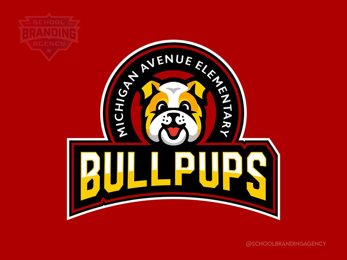 If there is one cute bull pup mascot logo in the world - this is it! We created a lovable mascot logo design for Michigan Avenue Elementary School. 

You can feel warm friendliness of the character jumping out of the logo.

Created by - schoolbranding.agency 

#schoolbranding