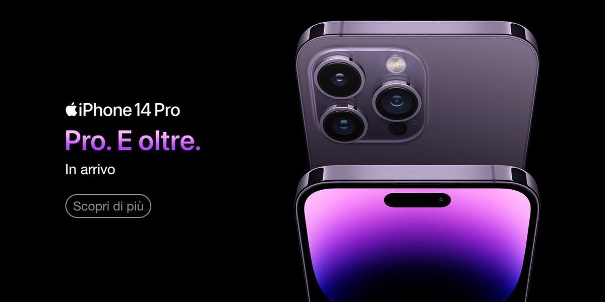 _MMN_'s tweet photo. 🤳🏼 Lo studio creativo in un palmo di mano
iPhone 14 Pro è l’unico smartphone al mondo che permette di filmare, guardare, montare e condividere video in ProRes o HRD con Dolby Vision.
👉 https://t.co/VEFF0jWB78
#AAER #MMN #Sonofabit #iPhone14Pro #AppleAuthorisedEnterpriseReseller https://t.co/lHgdLPZQtv