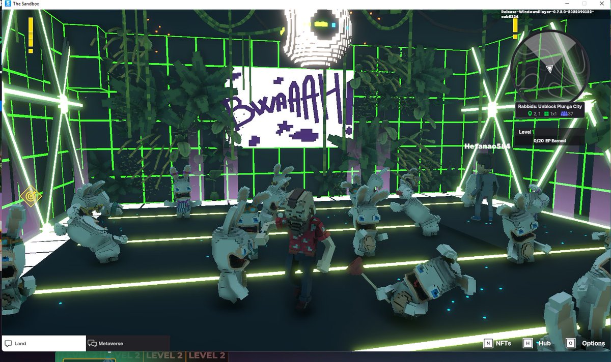 defffin55's tweet photo. @TheSandboxGame @RabbidsOfficial I just participated in the #SandboxAlphaS3Giveaway for a chance to win 500 SAND! Found the Disco Rabbid, check out my screenshot below!
👇 https://t.co/Ktael1N7Vd
