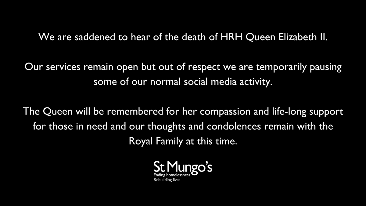 St Mungo's tweet media