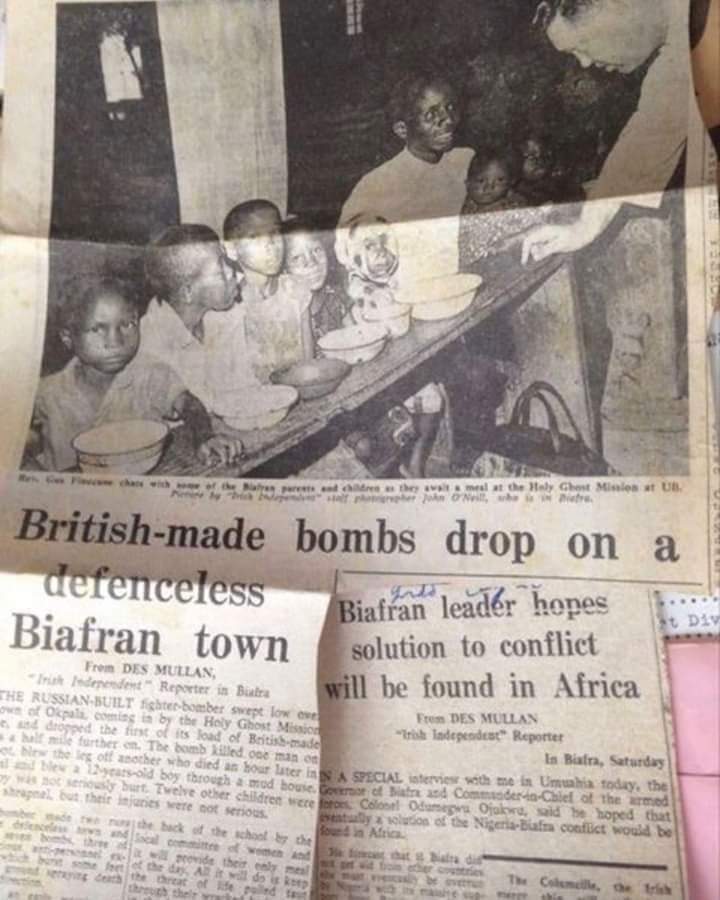At the Time, When the World is trying to bully <a href="/UjuAnya/">Uju Anya</a> on Speaking unfiltered Truth to Power at the most important moment. #IrishTwitter is trending the British Atrocities to Irish. 

.<a href="/UjuAnya/">Uju Anya</a> is a Biafran Woman &amp; a Survivor of #Biafra Genocide committed by Nigeria and Britain