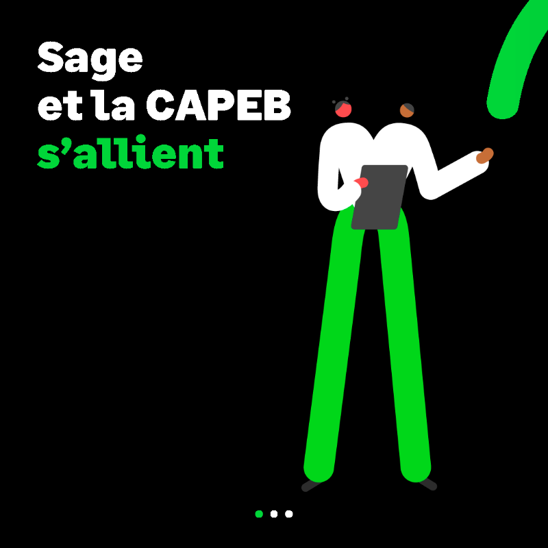SageFrance's tweet photo. On s'allie avec la @capeb_fr pour vous rendre plus fort ! 

Comment ? Quelles bénéfices pour votre entreprise ?  Toutes les réponses sur notre stand au salon #Batimat 🚧

#btp