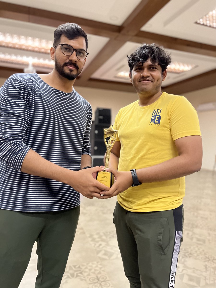 design_string's tweet image. Kudos to our Shoutout Star Goutham JM for being consistent and giving his best at work. Recognizing him for his constant learning, and growth.
Congratulations!!
#kudos #gratitude #yourock #workhero #dreamteam #thankyou