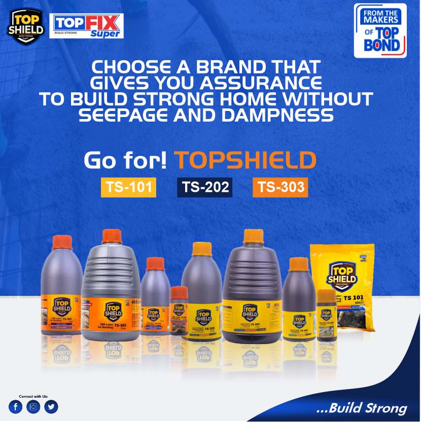 topshieldtopfix's tweet photo. Choose A Brand That Gives You Assurance To Build Strong Home Without Seepage And Dampness. Go for #Topshield
#Builders #engineer #Contructions #Nigeria #Molder #Jumia #Facebook #Jiji #Justrite #Shoprite #Lagos #Purechem #Building #Home #waterproofingcoating #Nigeria https://t.co/WlM7jwbugQ