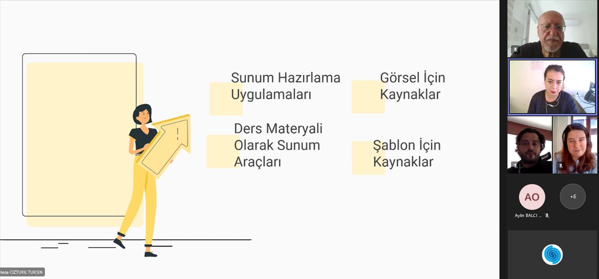 bauclt's tweet photo. Oryantasyon&amp;Eğitimimizin beşinci gününde,  Sabire Akay &amp; Neşe Öztürk ile "Sunum teknikleri", Dr. Ayşegül Liman Kaban ile "Çevrimiçi İşbirlikli Öğrenme" ve Dr. Mustafa Polat ile "Online Dersleri İnteraktif Yapmak İçin Tüyolar eğitimlerimizi tamamladık!  #öğrenmeveöğretme https://t.co/ooWHWg67hy
