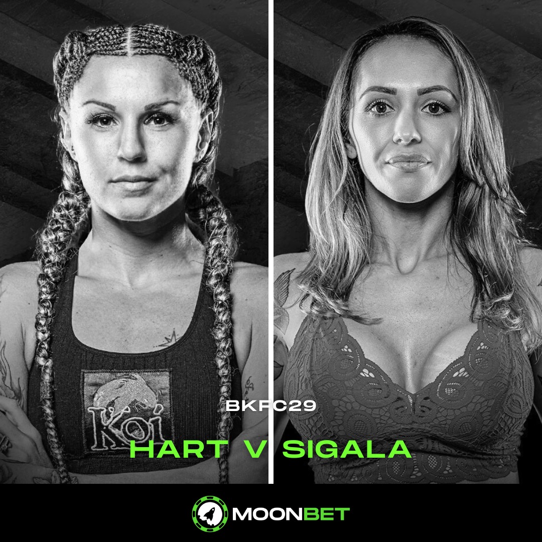 MOONBETofficial's tweet photo. 👊#BKFC29 MAIN EVENT WITH SPONSORED BY #MOONBET
Moonbet ambassador Charisa Sigala is set to step in to fight #BritainHart in Montana tomorrow night.
She will be representing $MBET & we can't wait for her to get a KO victory!
Become an $MBET holder at https://t.co/silUfRq4dE https://t.co/m58RZHpnw8