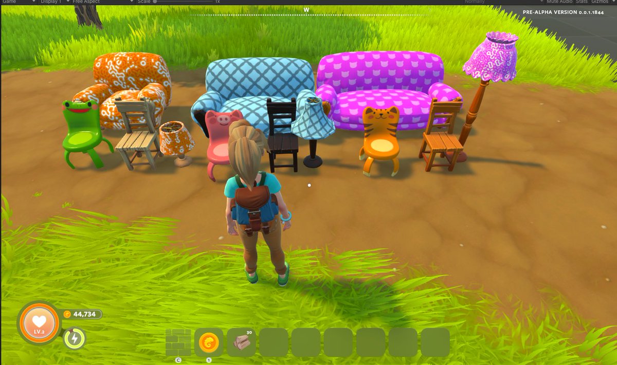 autonomicagame's tweet photo. Work on object customization integration going very well! 

#farmfolks #TheSims4 #games #gaming #pcgame https://t.co/DxS0hrZa2z