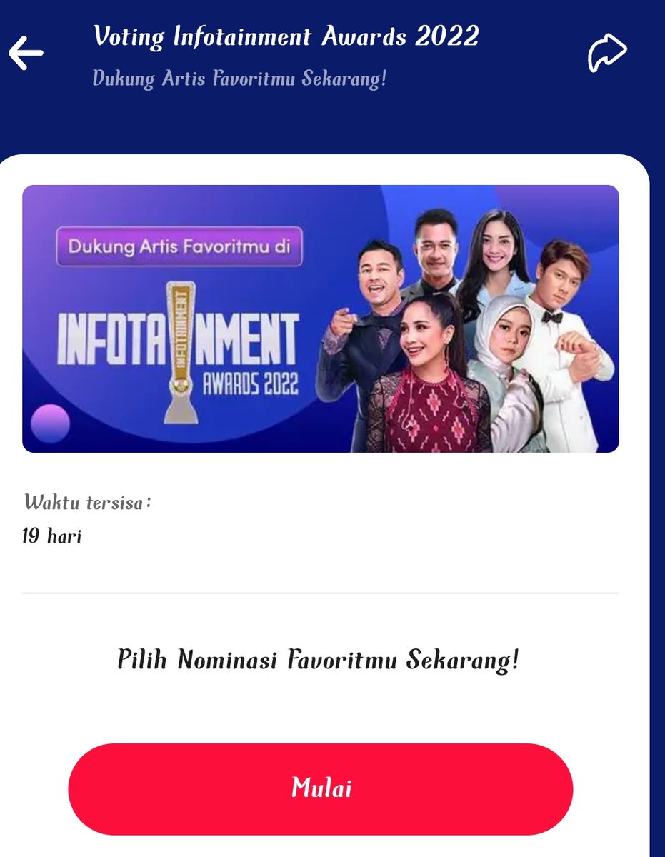 Love_Leslar's tweet photo. Jangan lupa vote, Sambil nunggu #leslardishoopee https://t.co/8uQWJkbaze