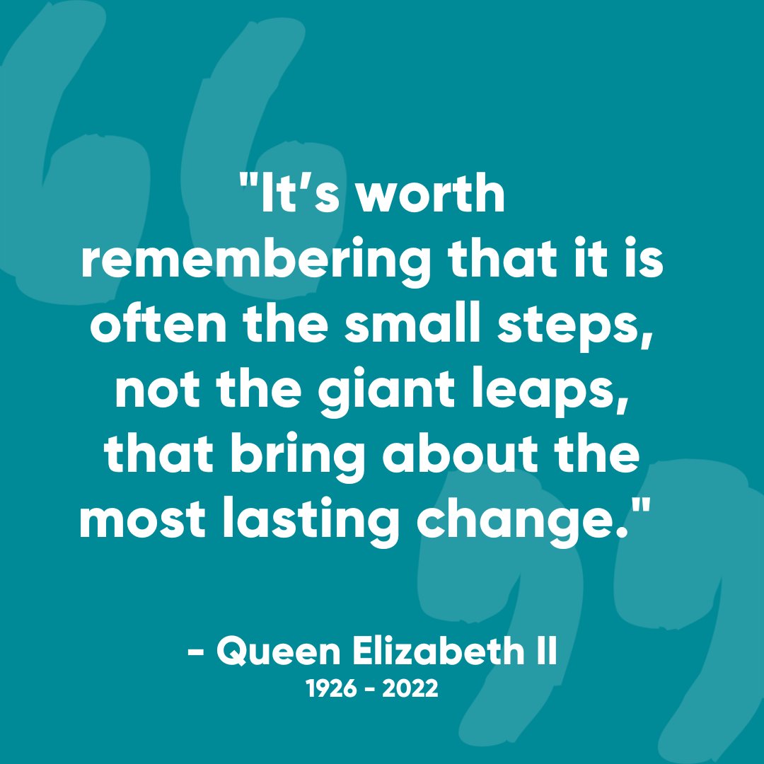 I am finding it hard to concentrate today with the news of the passing of Her Majesty Queen Elizabeth II. She was an inspirational woman and I will leave you with one of her quotes that as business people, I think we can all take something from...

#RIPYourMajesty