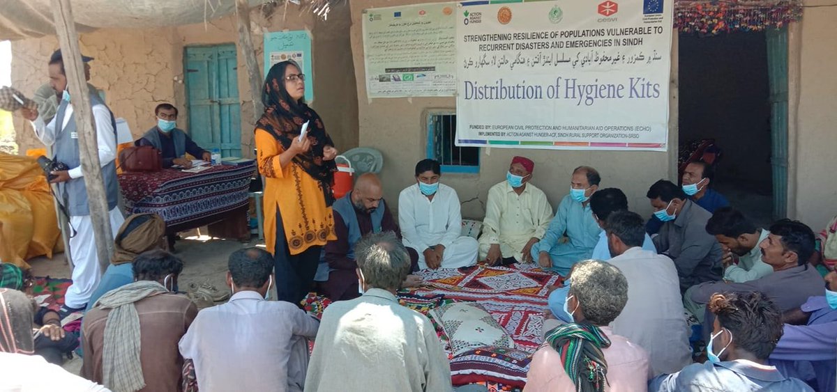 SRSO_Official's tweet photo. SRSO Thatta Office distributed 47 NFI /Hygiene Kits to flood affected families of village Punjoo Khan Machi and Saleh Mohammad Babro in UC Gulel &amp; District #Thatta in collaboration with ACF. #resilientcommunities #disasterrelief #FloodinPakistan #SRSOreliefsupport #clamity #sindh https://t.co/gfSM9DhvIw