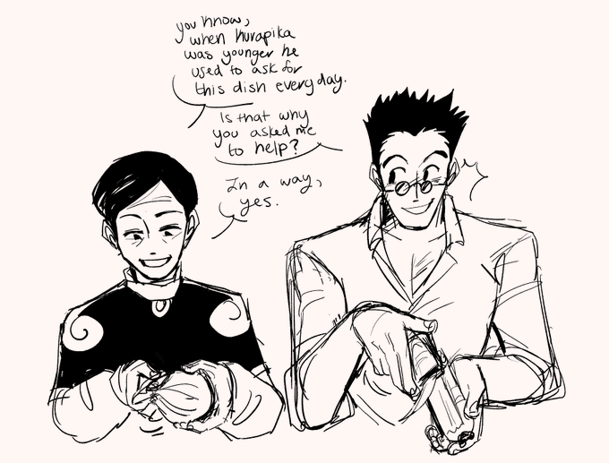 Thought of them cooking together :D 