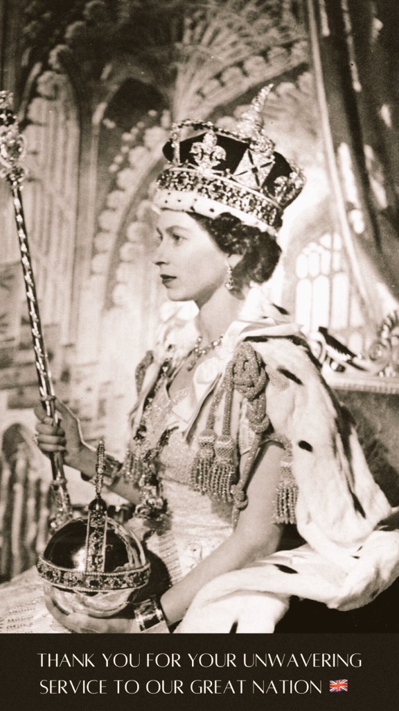 We are all deeply saddened to hear about the passing of HM Queen Elizabeth II. Our thoughts are with the Royal Family at this time RIP