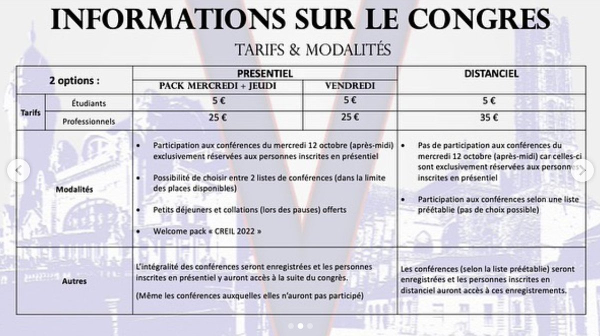 Congrès CREIL tweet media