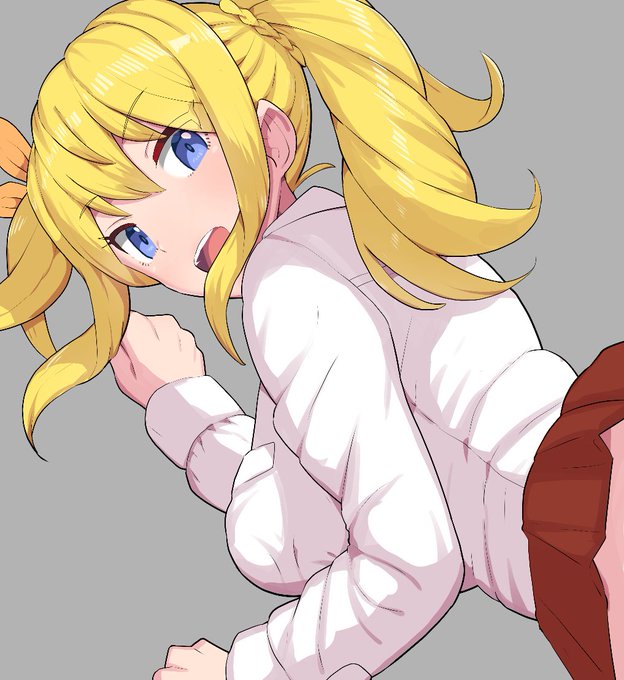 FANBOX限定絵、ベースはほぼ完成。背景のほか差分作業へ 