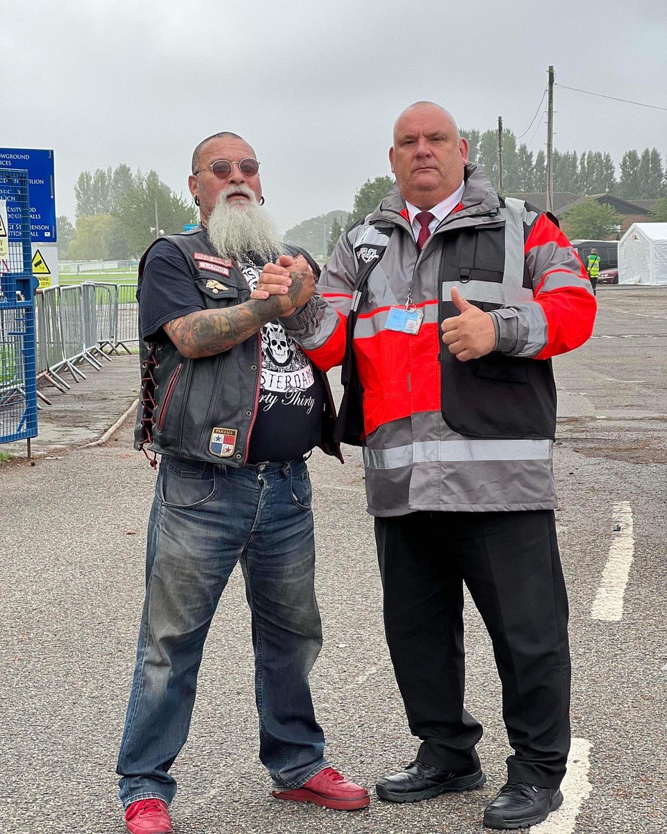 TSLeisureSecuri's tweet image. Providing security at the Hells Angels Event at Newark Showground #doorsupervisor #newarkshowground #security2022