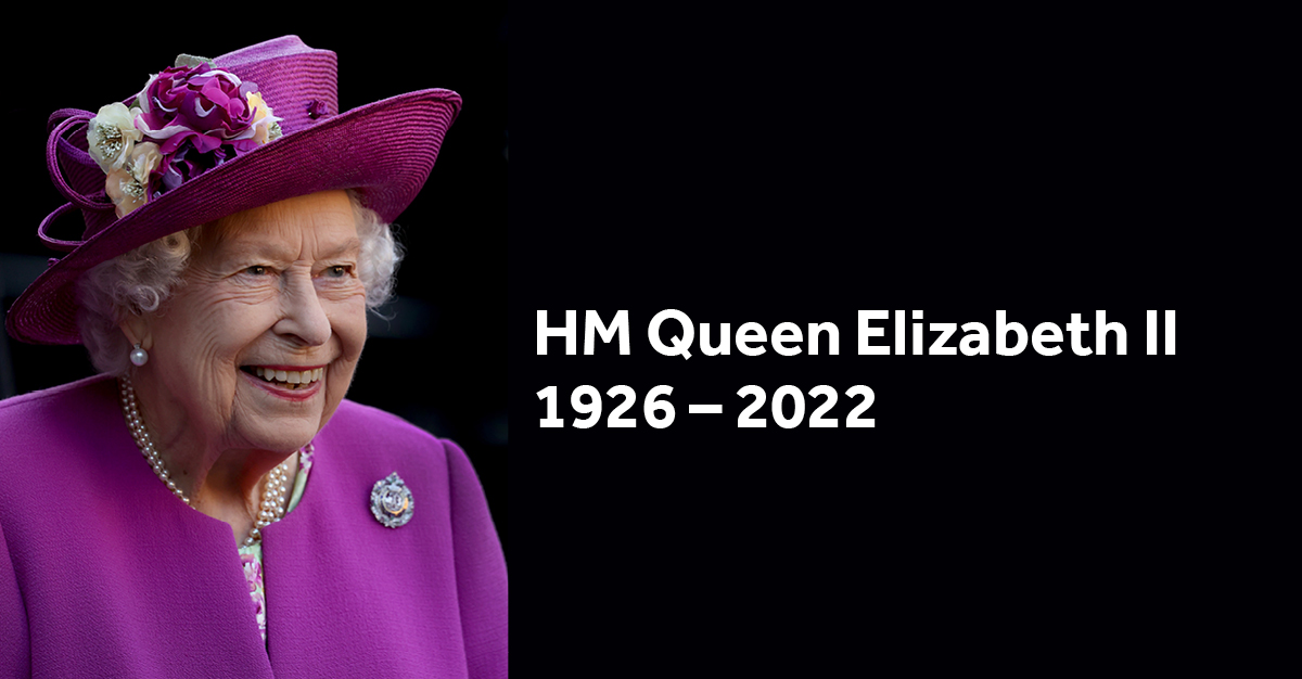 ChewtonRose's tweet photo. It is with great sadness that we mourn the passing of Her Majesty Queen Elizabeth II. We would like to express our condolences to The King and The Royal Family. This is a loss that will be felt so deeply by many around the world. https://t.co/DaIi5wC2zL